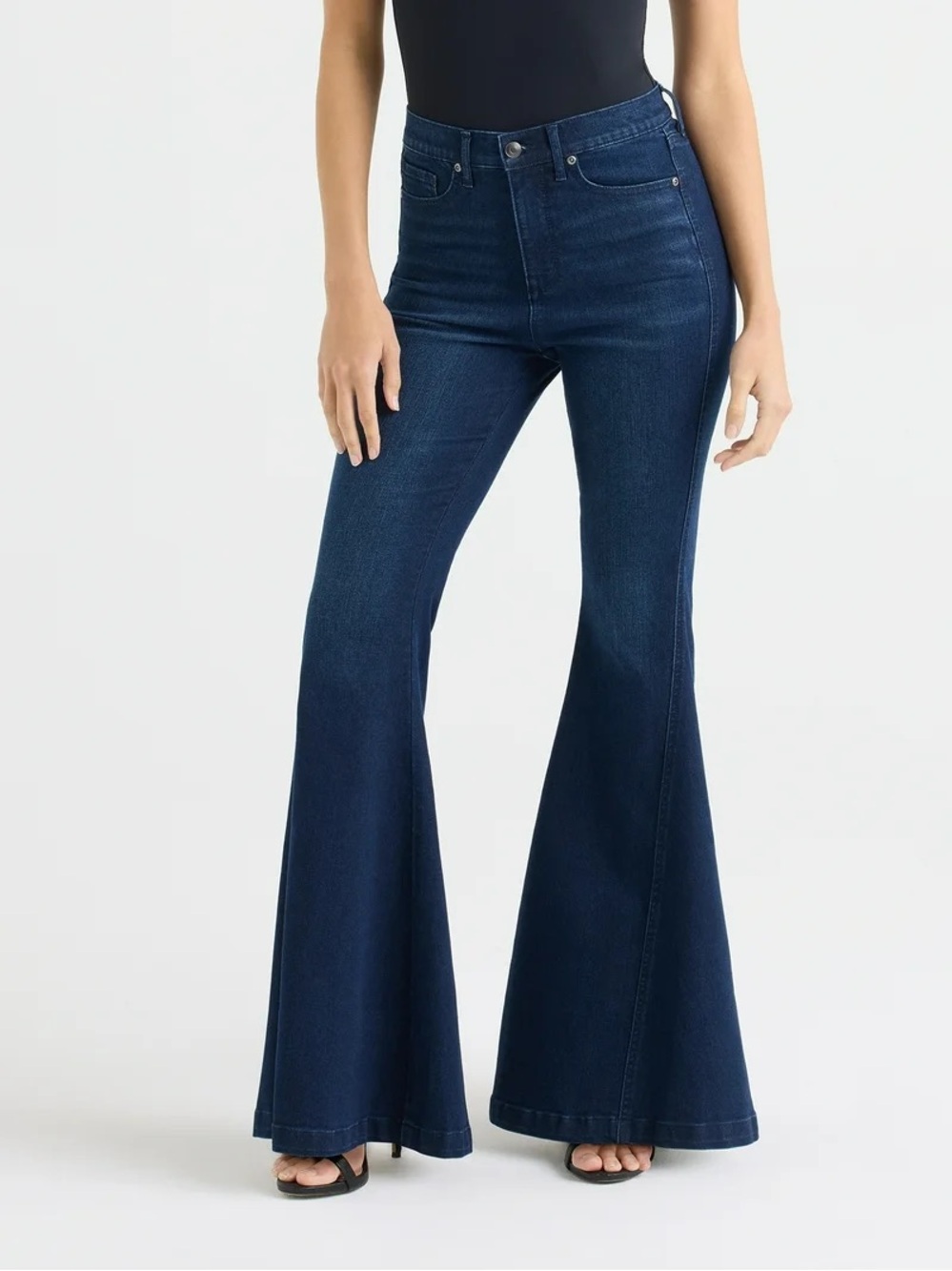 Sold Out! Walmart Sofia Vergara Dark High-Rise Flared Bell Bottom Jeans